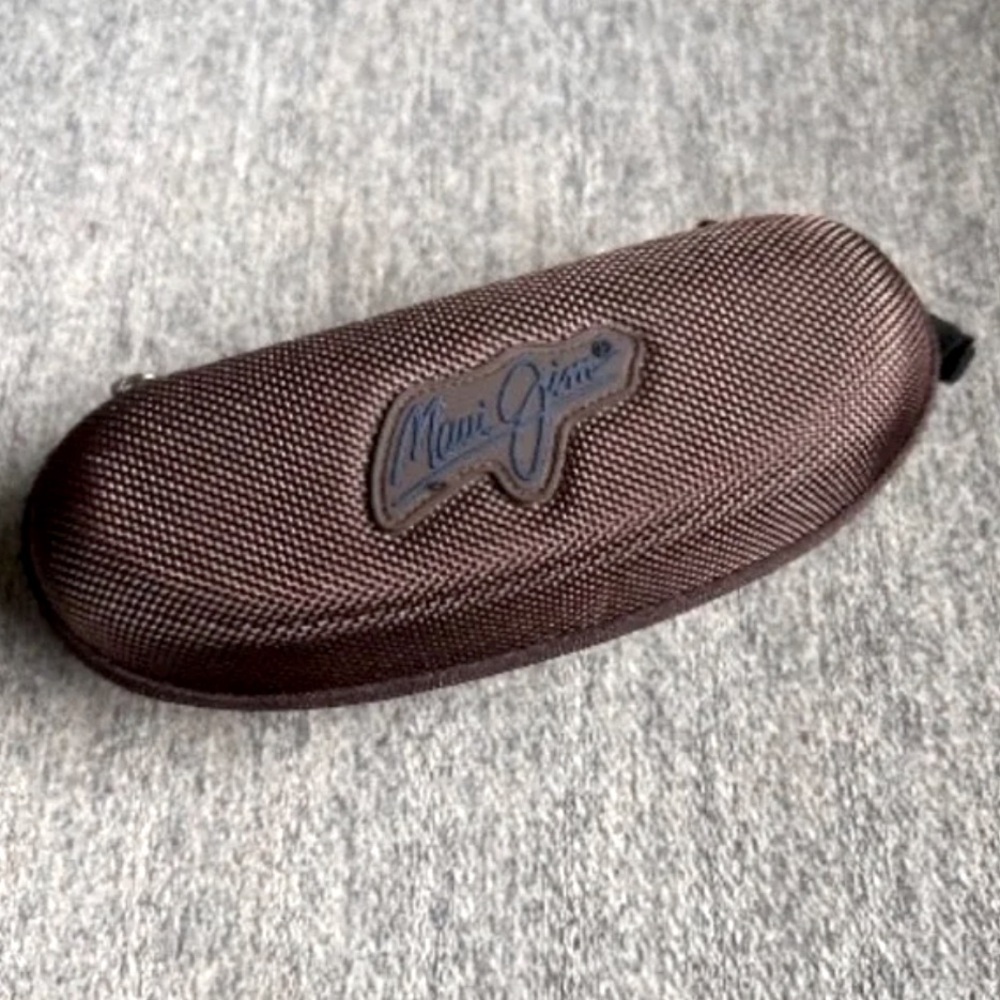 Maui Jim Textured Brown Sunglasses Case